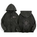 Anime Hunter x Hunter Zip Up Hoodies for Men Women Cotton Print Gothic Harajuku Jacket Hooded Sweatshirts Casual Manga Pullover. 