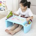 Portable Kids Study Table and Laptop Desk for Bed, Office, and Home Use, Multi-functional Mini Writing, Workstation, and Picnic Table. 