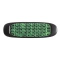 C120 RGB 7 Backlight Fly Air Mouse Gyro Sensor Wireless 2.4G RF Keyboard Remote Control For Gaming Android Smart TV Box. 