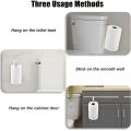 1PCS Wall Mounted Bathroom Kitchen Organizer No Drill Paper Towel Holder Hanging Tissue Rack for Toilet Vanity Storage. 