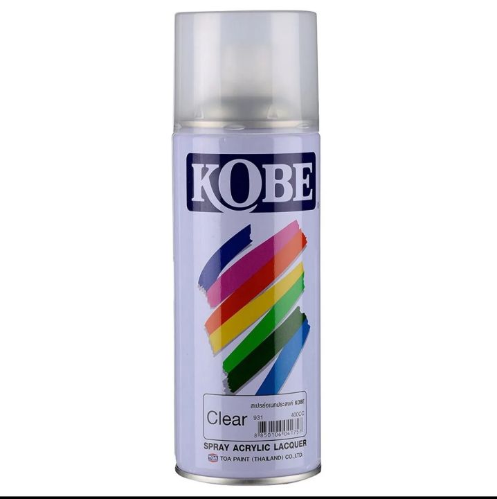 KOBE Clear Acrylic Matt Lacquer Spray Paint KOBE Lacquer For All Purposes Decorative Paint
