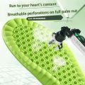 4PCS Soft Elasticity Sole Breathable Comfortable Insoles Men and Women's Sports Shock Absorbing Insole Outdoor Running Insoles. 