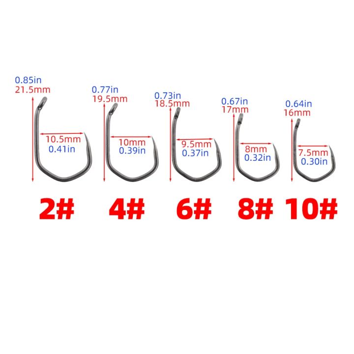 Hirisi%2050pcs%20PTFE%20Coated%20High%20Carbon%20Stainless%20Steel%20Barbless%20Fish%20Hook%20With%20Eye%208020%20Fishing%20Accessories%20-%20Image%204