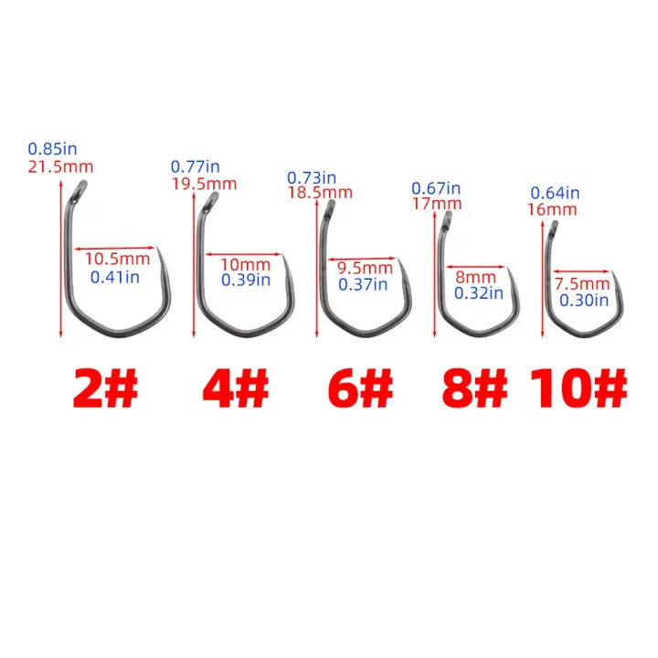 Hirisi%2050pcs%20PTFE%20Coated%20High%20Carbon%20Stainless%20Steel%20Barbless%20Fish%20Hook%20With%20Eye%208020%20Fishing%20Accessories%20-%20Image%204