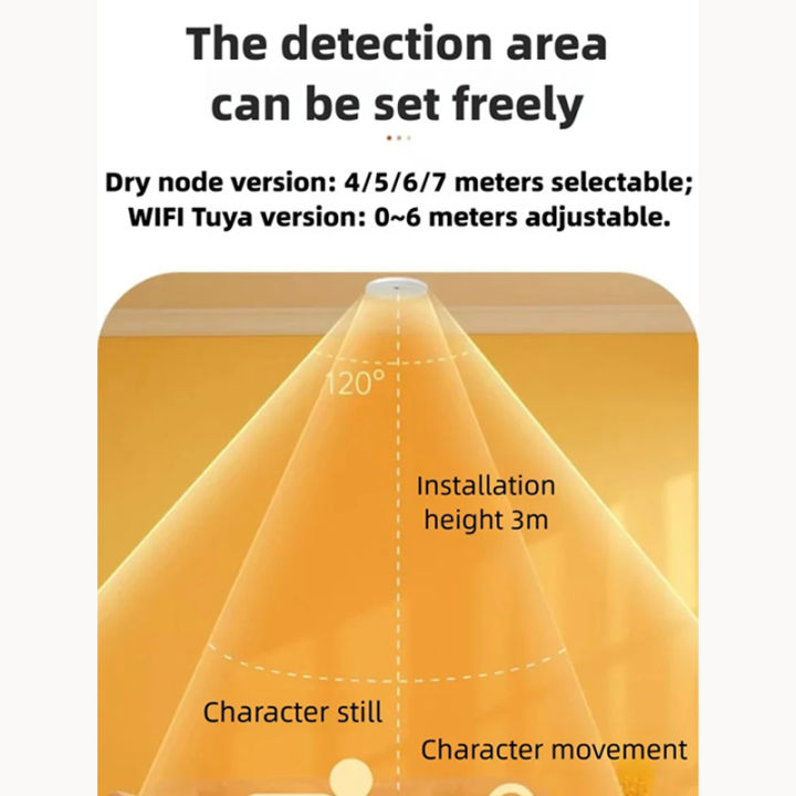 Tuya%20ZigBee/WiFi%2024G%20MmWave%20Human%20Presence%20Sensor%20AC100-250V%20Ceiling%20Motion%20Static%20Detector%20with%20Luminance%20Monitoring%20Smart%20Life%20-%20Image%202