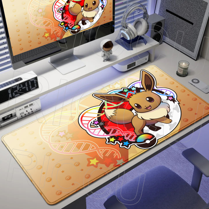 XXL%20Kawaii%20Mouse%20Pad%20Pokemons%20Eevee%20Computer%20Speed%20Type%20Mat%20for%20E-sports%20Players%20Lock%20Edge%20Keyboard%20Pad%20Mousepad%20Office%20Desk%20Mat%20-%20Image%202