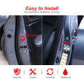 1/2/4pcs Universal LED Car Opening Door Safety Warning Anti-collision Lights Magnetic Sensor Strobe Flashing Alarm Lights.