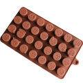 Silicone Cake Mold 28 Grid Smiley Memes Expression DIY Chocolate Fudge Christmas Cake Ice Cube Mold Kitchen Baking Tool For. 