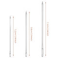 12Pcs Leather Sewing Large-Eye Needles, Diamond-Shaped Handmade Leather Needles, DIY Triangular/Cross Needle Hand Sewing Tools. 