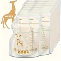100/60/30pcs Pack, 8oz/250ml Breast Milk Storage Bags, Double-sealed Breastmilk Bag with Pour Spout for Breastfeeding.