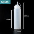 Ketchup BBQ Sauces Olive Oil Bottle Large Squeeze Condiment Bottles with NozzlesDispenser Squeeze Sauce Bottle Kitchen Gadget. 