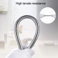 Muslim Shower Chain Pipe 1 & 1.25 Meter Hand shower Toilet Shower hose bath chain Connection pipe for kitchen, washroom, toilet, CP shattaf braided hose flexible rubber hose plumbing hose AHS BRAVO bathroom chrome Stainless Steel Double Clutch. 