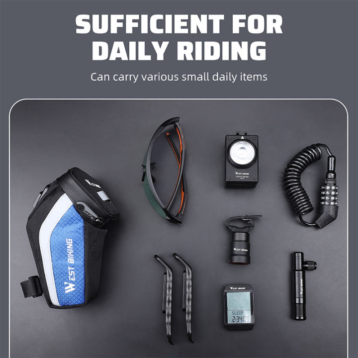 WEST%20BIKING%20Portable%20Bicycle%20Tail%20Bag%20Durable%20Waterproof%20Multifunctional%20Bike%20Saddle%20Bag%20Tool%20Storage%20Bag%20Bike%20Accessories%20-%20Image%204