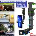 Mobtude New Version 360° Rotatable and Retractable Car Mobile Phone Holder.