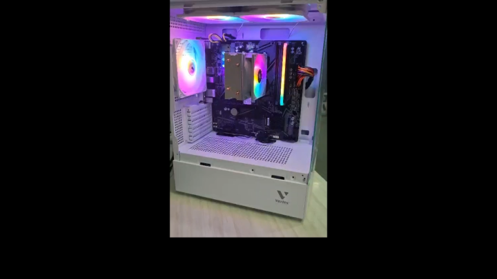 AMD Ryzen 5 5600G/GT Transparent Gaming PC Setup Pairs 19" 60hz Monitor With 800Watt PSU, Gigabyte B550M/A520M K V2 Board, 8/16GB DDR4 RAM, 512/256GB Nvme M.2 SSD Gaming CPU Desktop.