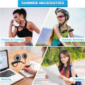 Portable Neck Fan USB Neck Hang Fan Hand Free Personal Lazy 360 Degree Rotation Cooling Handheld Wearable Suitable Fan. 