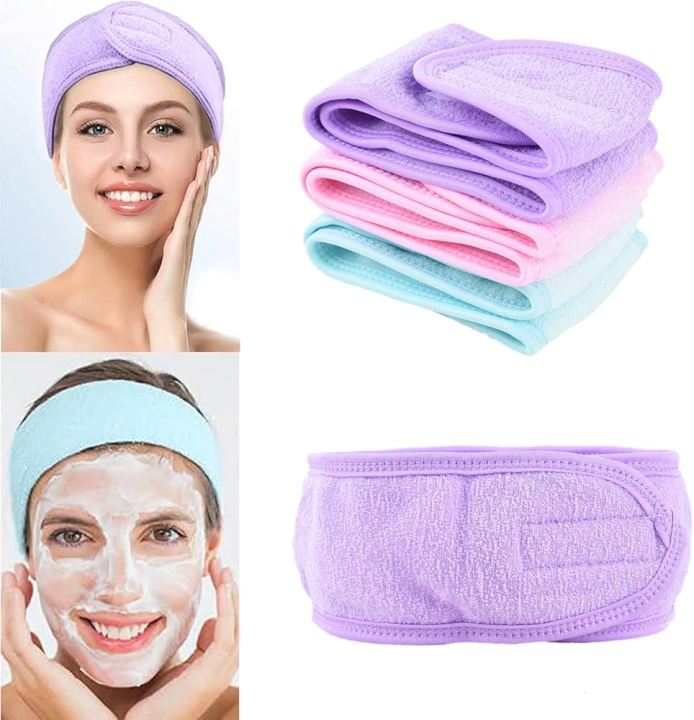 Spa%20Facial%20Headband%20Makeup%20Hair%20Band%20Breathable%20and%20Adjustable%20-%20Image%203