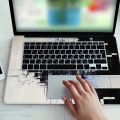 Pack of 3, 1 spare, not afraid to peel off, anti-scratch art case, suitable for HP, Dell, for Lenovo, Asus laptops - PVC. 
