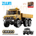 C8823 1/18 Off-road RC Car 2.4G Remote Control Six-Wheel Vehicle Climbing Transport Rescue Crawler Model Toys for Children.