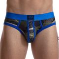 Man's Underwear Briefs Underpants Nylon Low-rise Mesh Breathable Camouflage Men's Briefs Swimwear Shorts. 