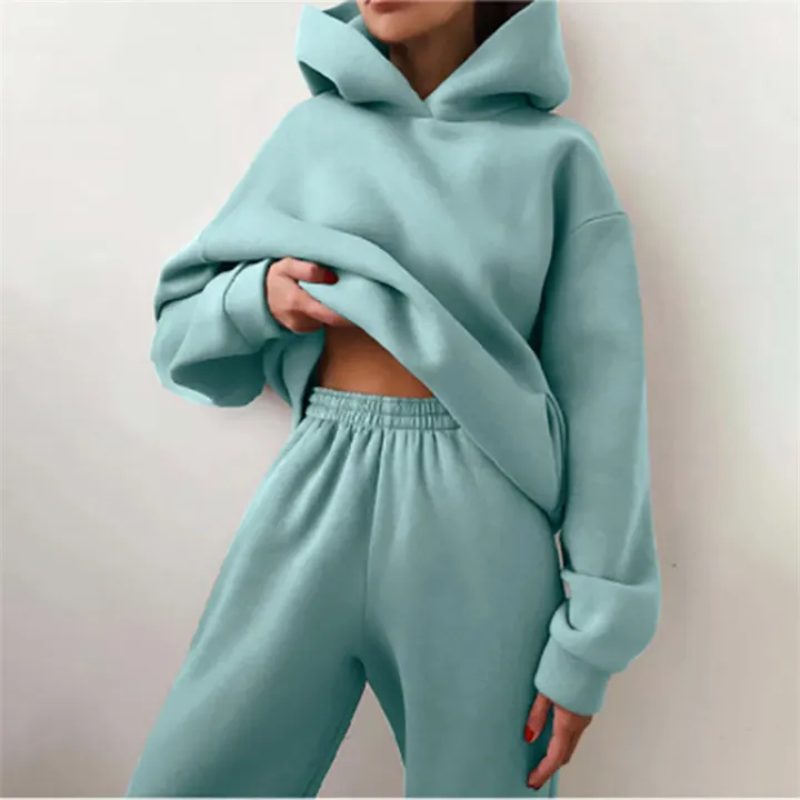 Women's%20Tracksuit%20Suit%20Autumn%20Fashion%20Warm%20Hoodie%20Sweatshirts%20Two%20Pieces%20Oversized%20Solid%20Casual%20Hoody%20Pullovers%20Long%20Pant%20Sets%20-%20Image%205