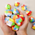 3D Puzzle Luban Lock Keychain - Magic Mini Cube Brain Teaser Game Intellectual Educational Toy For Kids Adult Antistress. 