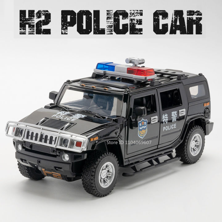 1:24%20Scale%20H2%20Police%20Car%20Toy%20Miniature%20Models%20Alloy%20Diecast%20Doors%20Opened%20Pull%20Back%20Sound%20Light%20SWAT%20Vehicle%20Gifts%20for%20Boys%20-%20Image%207