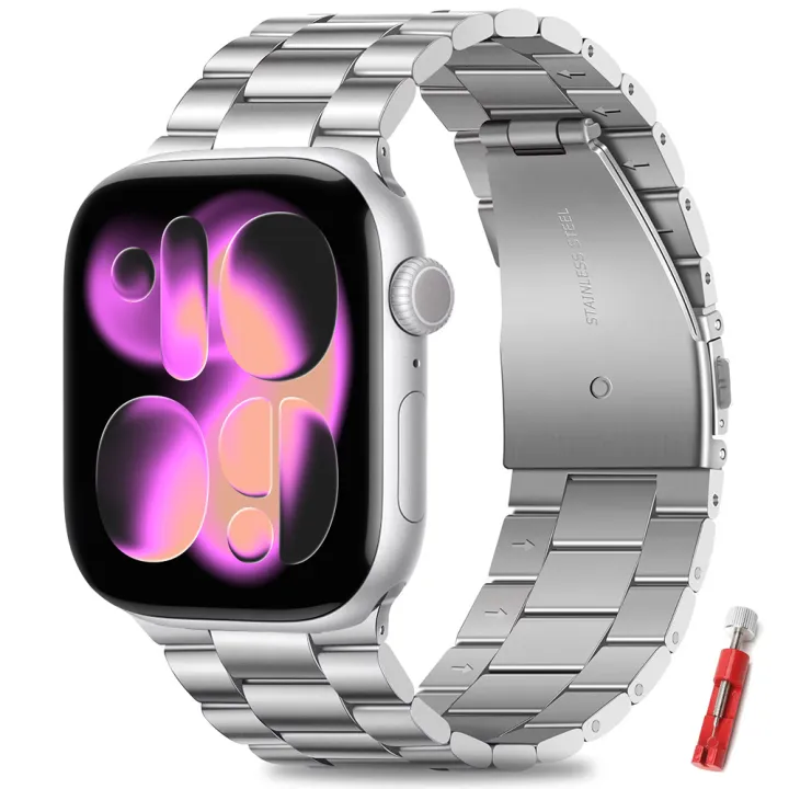 Stainless%20Steel%20Strap%20for%20Apple%20watch%20bands%2011%2010%2042/46mm%20Accessories%20Metal%20bracelet%20iWatch%20Series%209%208%20SE%207%2041/45/44/40/49%20mm%20-%20Image%207