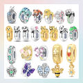All Animal 925 Sterling Silver Cute Dog Cat Spacer Beads Charm Fit Original Bracelet Fine Jewelry For Girls. 