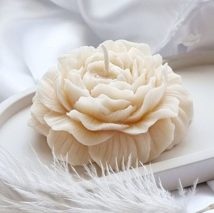 Peony Candle, Peony Scented Candle, Handmad Soya Wax