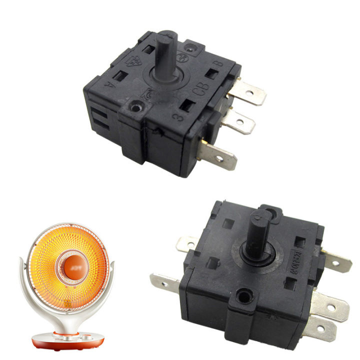 Electric Room Heater Gear Knob Switch 3Pin 5Pin Rotary Switch Selector ...