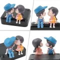 Car Accessories Cute Cartoon Couples Action Figure Figurines Balloon Ornament Auto Interior Dashboard for Girls Gifts. 