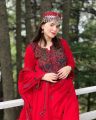 Hand embroidery Balochi dress without pocket in cotton fabric. 