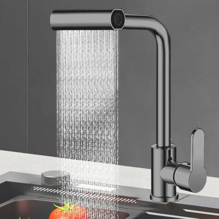 Kitchen%20Cold%20and%20Hot%20Faucet%204%20Modes%20Waterfall%20Sink%20Single%20Hole%20Tap%20Deck%20Mounted%20Universal%20360%C2%B0%20Rotation%20Sink%20Basin%20Faucet%20-%20Image%202