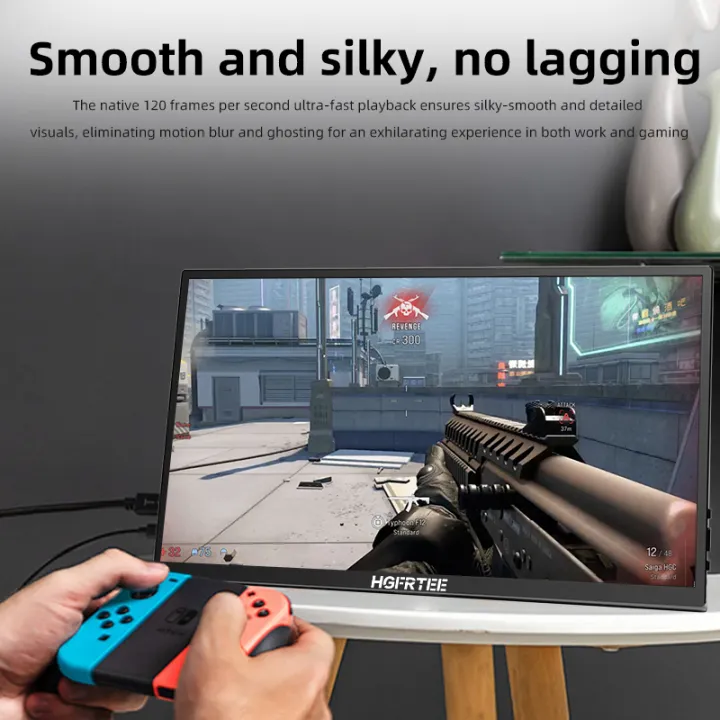 HGFRTEE%2018.5inch%20Portable%20Monitor%20120Hz%20RGB100%25%20With%20VESA%20Hole%20&%20Back%20bracket%20Laptop%20Extended%20Display%20ADS-IPS%20HDR%20Screen%20-%20Image%205