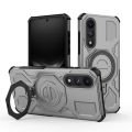 Phone Case for OnePlus Nord 5/Ace 5 Ultra Rugged Shockproof Magnetic 360°Rotating Metal Ring Armor Holder Wireless Charging. 