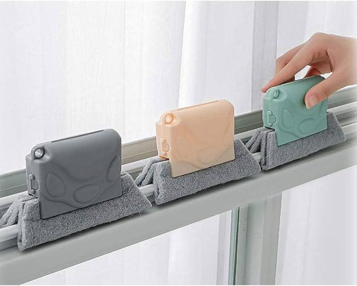 "Versatile%20Groove%20Cleaning%20Brush%20for%20Quick%20and%20Easy%20Cleaning%20of%20Corners,%20Gaps,%20and%20Detachable%20Door%20Window%20Tracks%20%E2%80%93%20Includes%20Washable%20Microfiber%20Blade%20Dust%20Cleaner"%20-%20Image%205