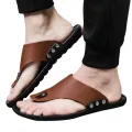 Men Summer Flip Flop Beach Slipper Comfortable T-Strap Open Toe Slipper. 