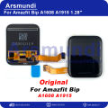 1.28'' For Huami Amazfit Bip A1608 A1915 Display Screen Touch Panel Digitizer For Amazfit Bip Sports Watch LCD. 