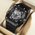 Foreign Trade Watch Large Dial For Men Quartz Waterproof Sport Square Luminous Watch For Men. 