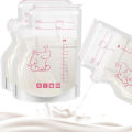 50pcs Breast Milk Storage Bags Pre Sterilized Leak Proof BPA Free Pouches Disposable Breastmilk Storage Pumping Freezing Elephan. 