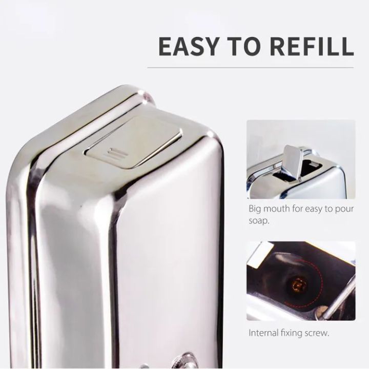 500mL%20Manual%20Soap%20Dispenser%20Wall%20Mounted%20Hand%20Foam%20Soap%20Dispenser%20Push%20Pump%20Soap%20Dispenser%20for%20Bathroom%20Shower%20Bath%20Kitchen%20Sink%20Toilets%20Offices%20-%20Image%203