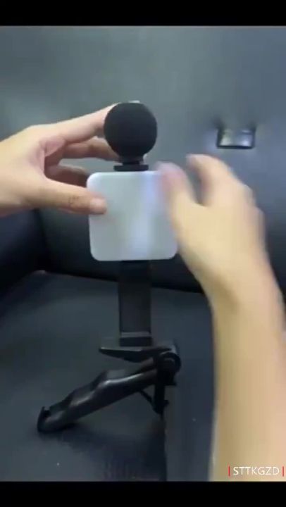 STTKGZD Smartphone Vlogging Kit With Tripod Phone Holder Mini Microphone Fill Light Starter Handle Portable Stabilizer Bracket