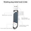 Hot Sale Metal USB Flash Drive 64gb Memory Stick Black Waterproof Pen Drive 128gb Personalized Portability Pendrive. 