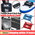 KOETSU Paddle Board Storage Bag Adjustable Paddleboard Deck Cooler Bag Sealed Zipper Food Storage Bag for Stand-Up Paddleboard. 