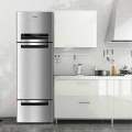 WHIRLPOOL Protton 260 Litres Triple Door Frost Free Refrigerator (Alpha Steel). 