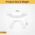 Teeth Braces Snap-On Smile Veneers – Transparent Cosmetic Dental Cover for Gap Correction, Instant Whitening, Daily Confidence & Fresh Look. 