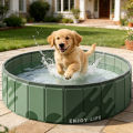 1PC Large Foldable Ball Pit Play Pool, Pet Swimming Pool for Indoor and Outdoor, Portable Game Space for Home or Party. 