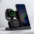 3 In 1 Wireless Charger Stand For S25 S24 Z Fold 5 4 3 S24 S23 Watch 2-7 Active 2 Earbuds Pro Fast Charging Dock.