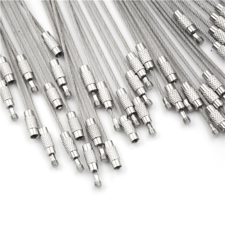 10PCS%2010/15/20cm%20Fashion%20Hiking%20Tool%20Wire%20Keychain%20Cable%20Key%20Ring%20Stainless%20Steel%20-%20Image%206